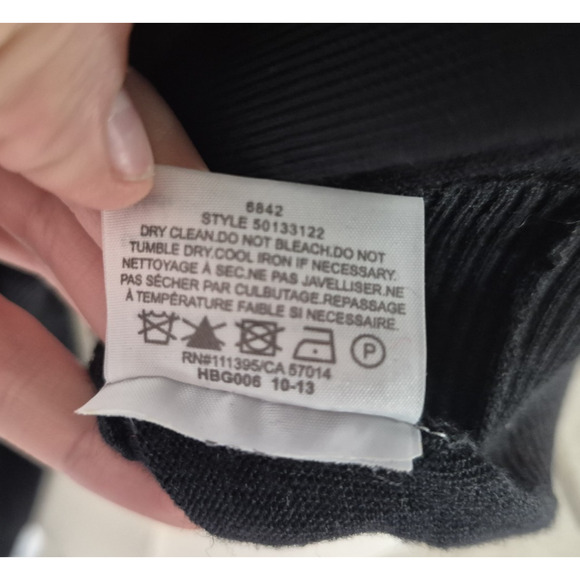 New w/Tags Tory Burch Womens Black Merino Wool Simone Cardigan Sweater XS RT$175 - Picture 13 of 13